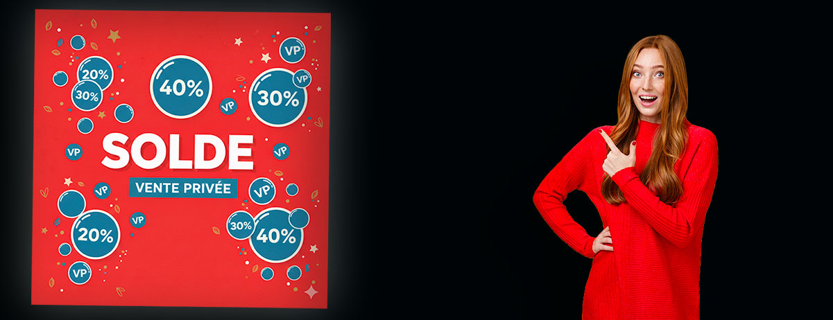 Solde 2026 – Vente privilège